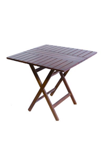 Katlanır Ahşap Masa - Atina 70x70