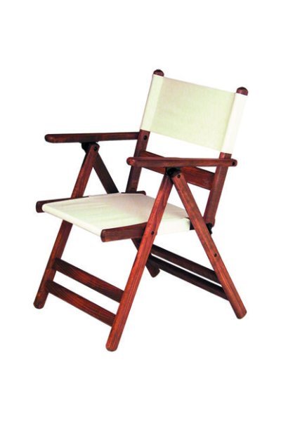 Katlanır Ahşap Sandalye - Atina PVC