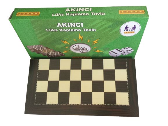 AKINCI KLASİK SEDEF  KAPLAMA TAVLA TAKIMI