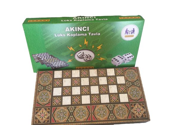 AKINCI SEDEF KAPLAMA TAVLA TAKIMI