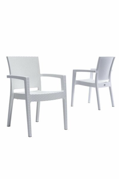 Zenit Rattan 4 Sandalyeli Bahçe Balkon Camlı Masa Takımı