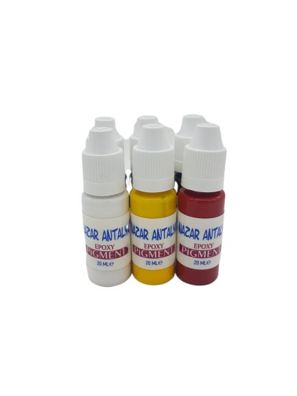 Epoksi Pigment boya takı tasarımları, renklendirilmesi