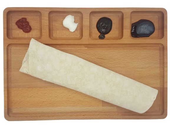 Fajita Tabak Cafe&Bistro Ahşap El yapımı